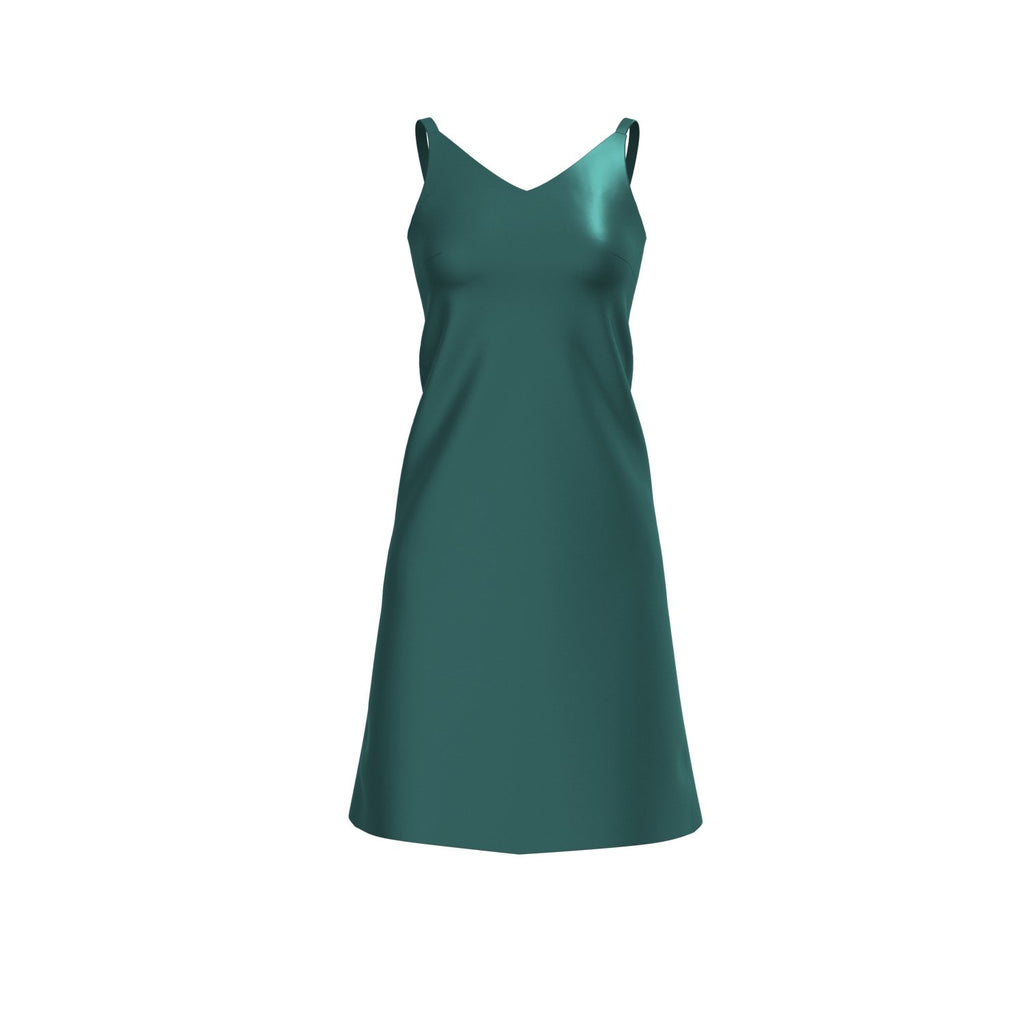 SEWA - Silk Camisole Dress - Holiday Release Green - Ejona Label
