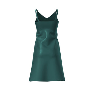 SEWA - Silk Camisole Dress - Holiday Release Green - Ejona Label